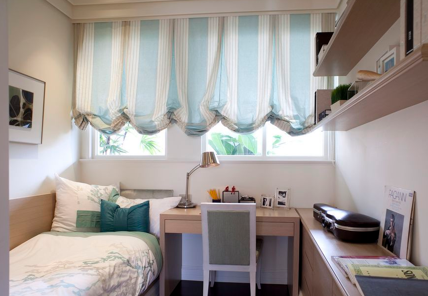 寝室装修结果图 寝室装修结果图